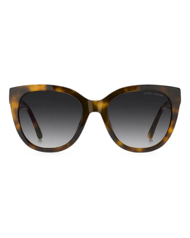 Marc Jacobs Sonnenbrille mit Cat-Eye-Gestell - Schwarz Schwarz