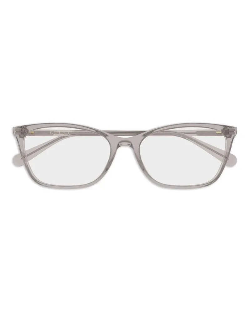 Gucci Brille mit eckigem Gestell - Grau Grau
