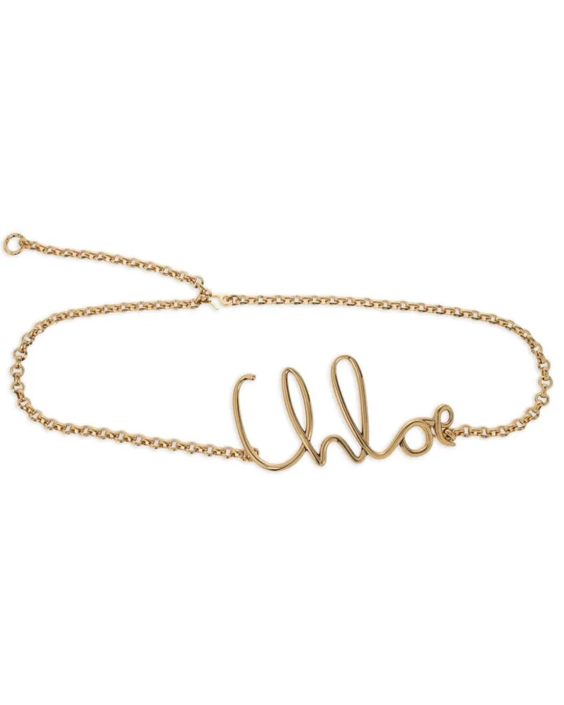 Chloé The  Iconic Gürtel - Gold Gold