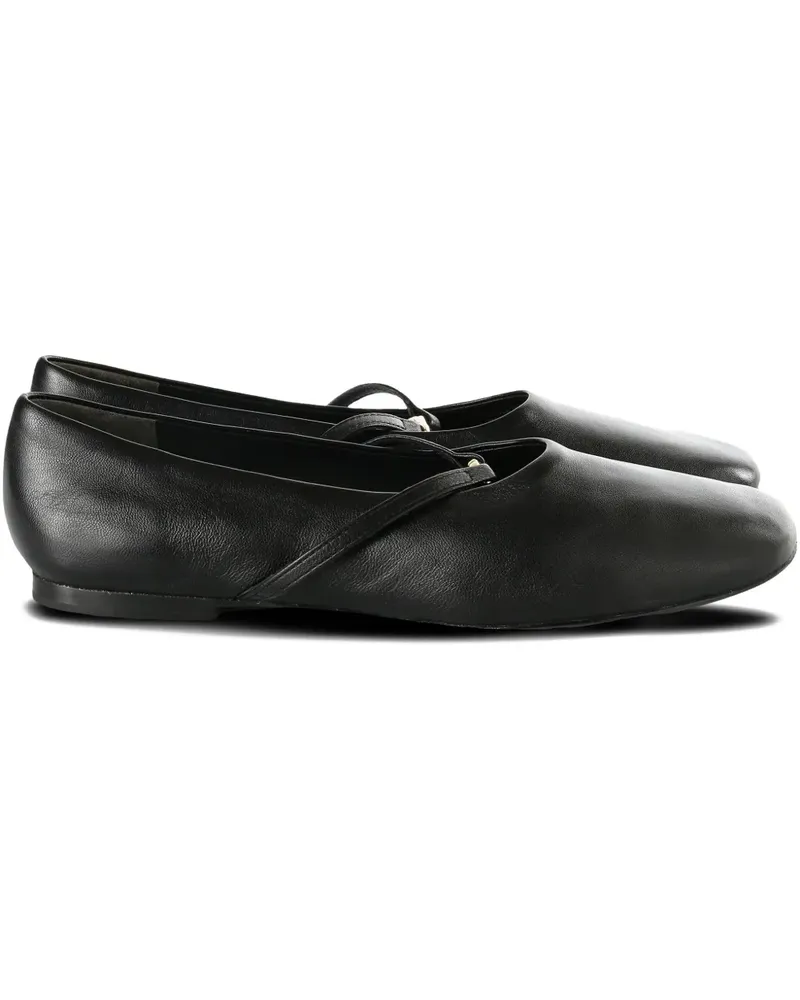 Tory Burch Ballerinas aus Leder - Schwarz Schwarz