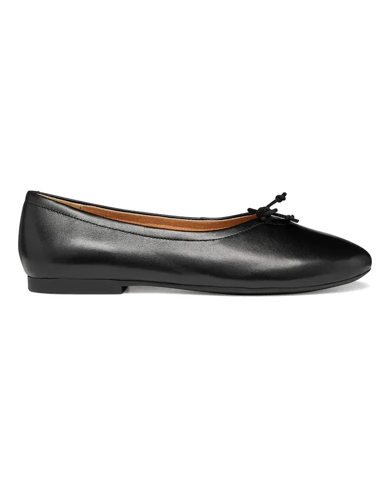 Geox New Palmaria bow-detail ballet flats - Schwarz Schwarz