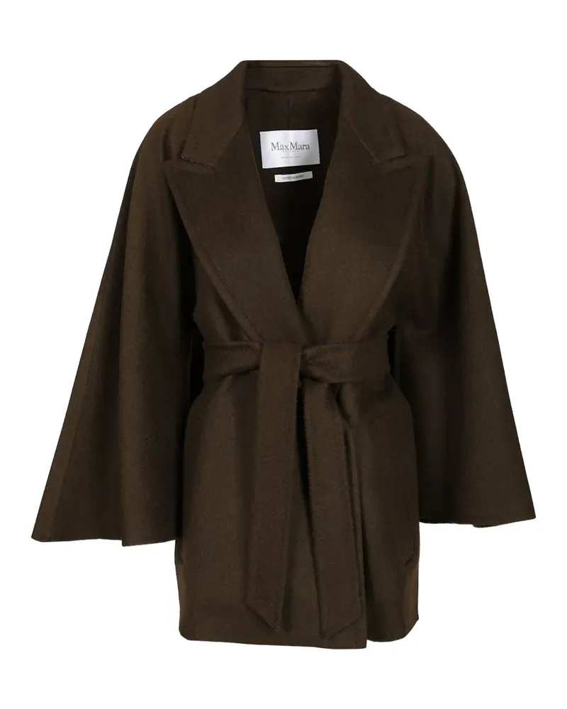 Max Mara belted oversized coat - Grün Grün