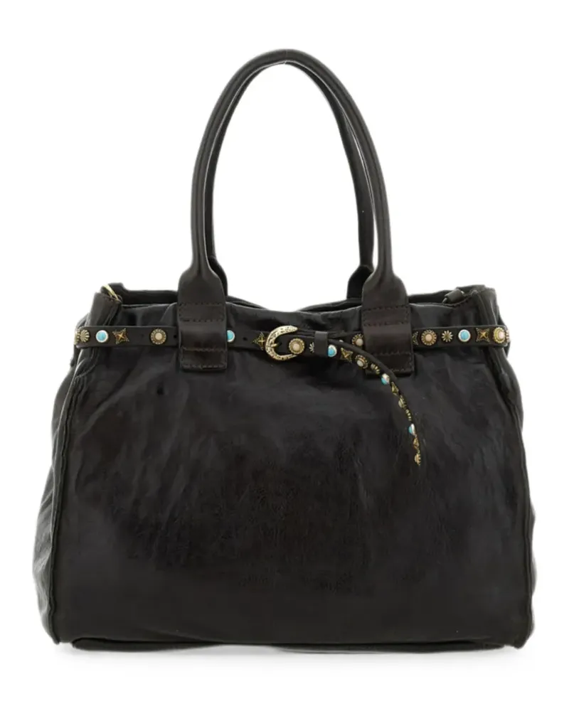 Campomaggi Rossella Tote Bag mit Nieten - Braun Braun