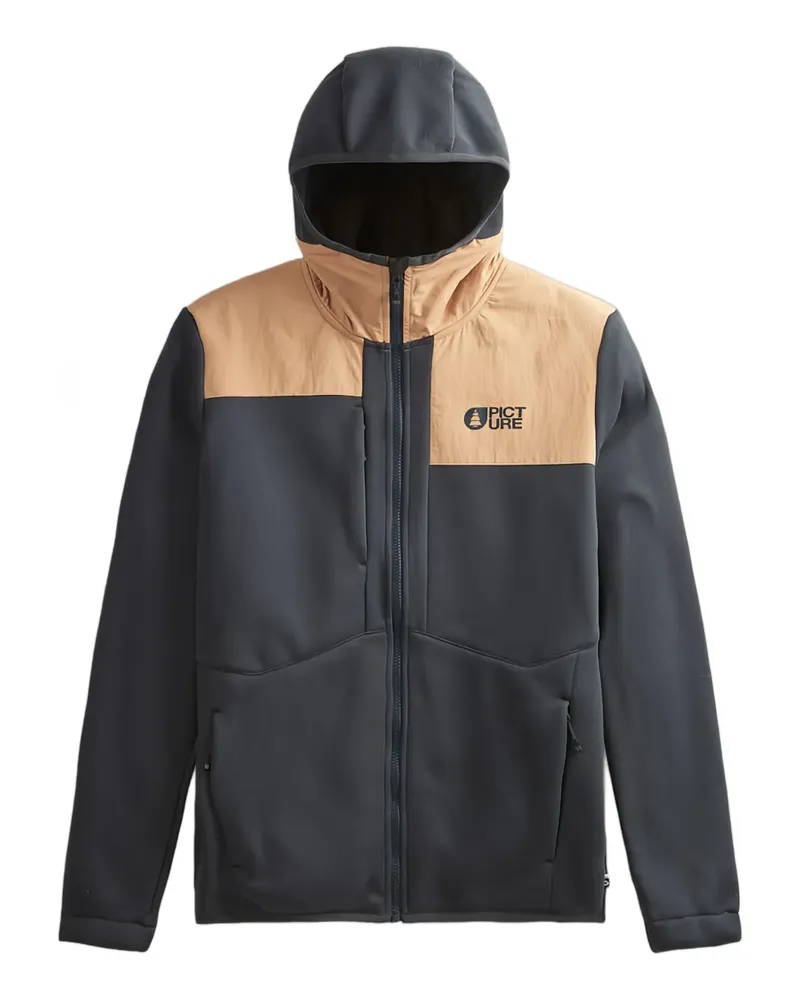 Picture Fleecejacke mit Einsätzen - Blau Blau