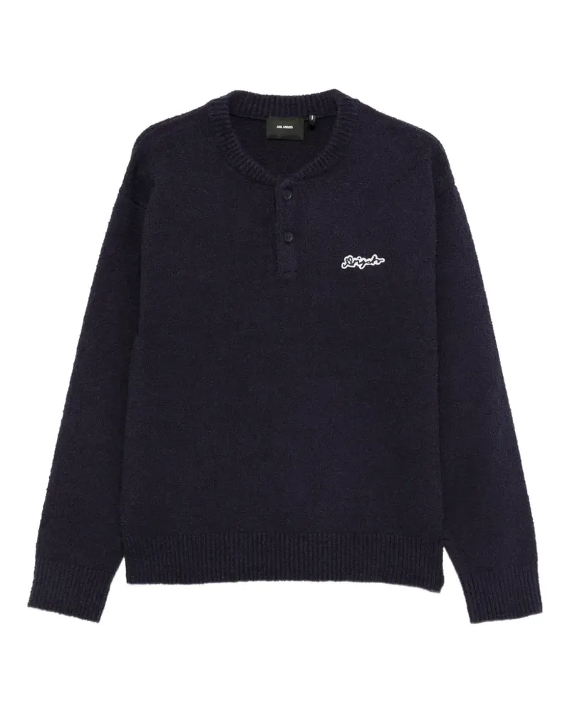 Axel Arigato Tag Pullover mit Logo-Patch - Blau Blau