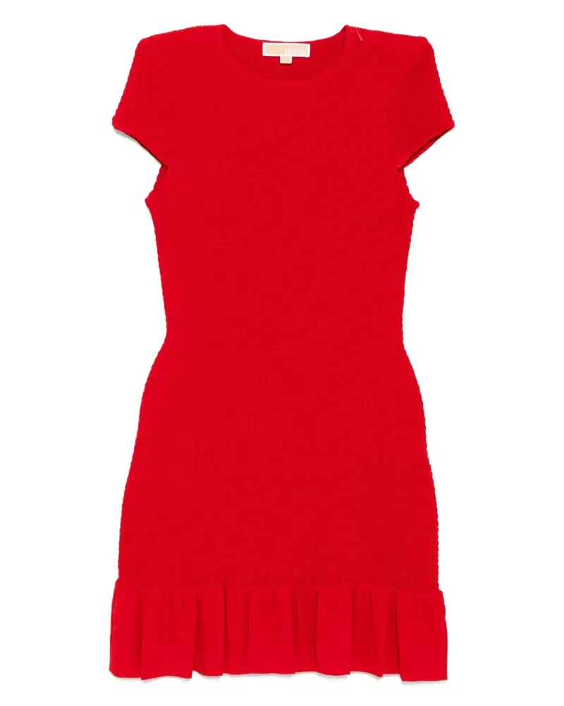 Michael Kors Gesmoktes Minikleid - Rot Rot