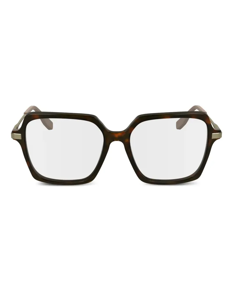 Karl Lagerfeld Brille mit eckigem Gestell - Braun Braun