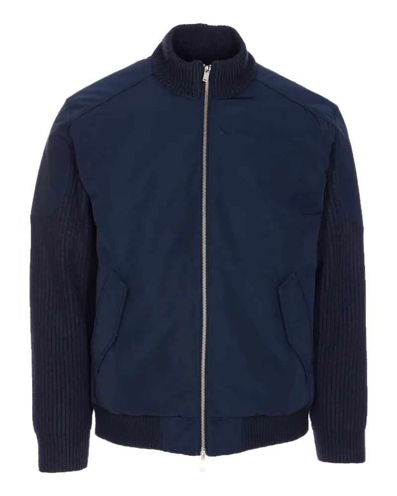 Moose Knuckles Bomberjacke mit Kontrasteinsätzen - Blau Blau