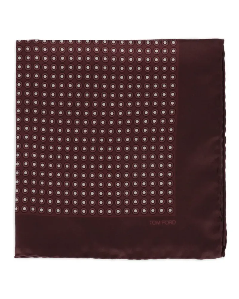 Tom Ford dot-print pocket square - Braun Braun