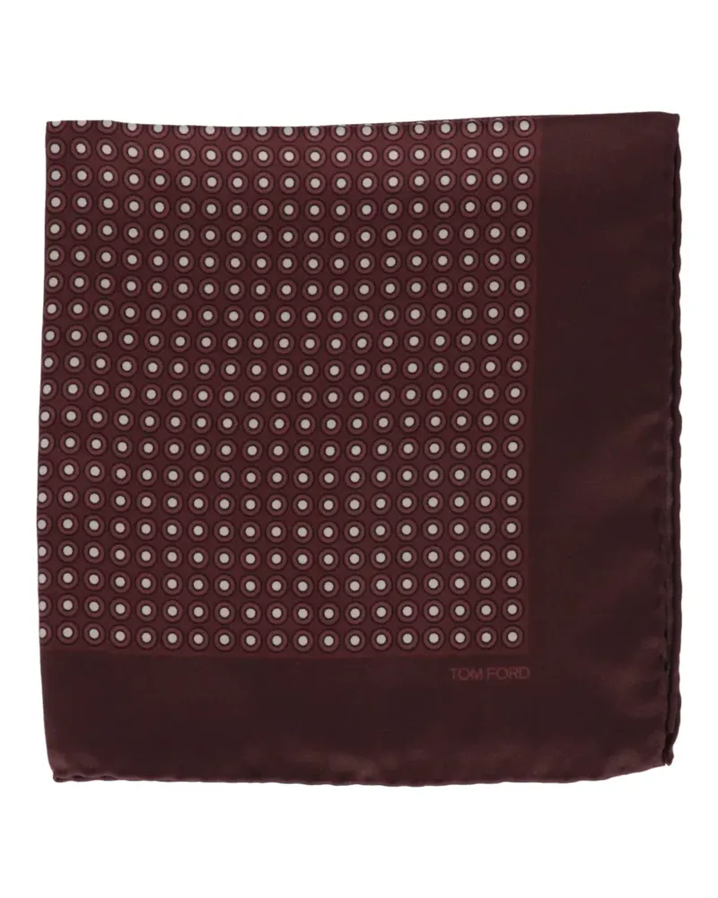 Tom Ford dot-print pocket square - Braun Braun