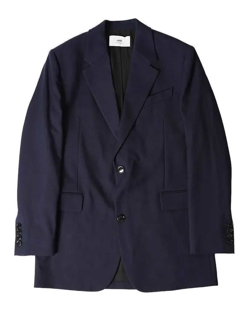 AMI Paris Blazer mit fallendem Revers - Blau Blau