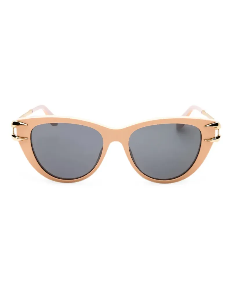 Roberto Cavalli cat-eye frame sunglasses - Nude Nude