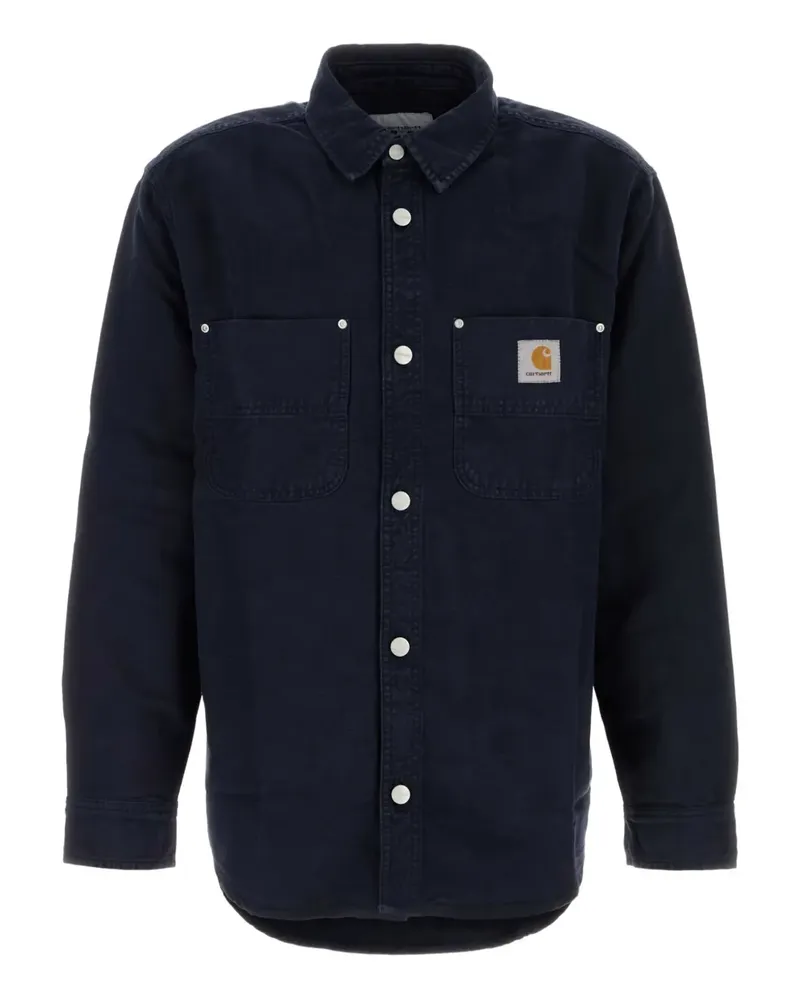 Carhartt WIP Walter Hemdjacke mit Knopfverschluss - Blau Blau