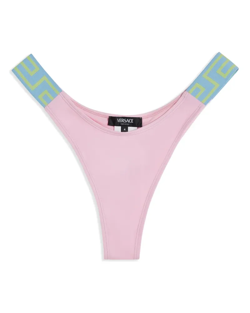 Versace Greca Border Bikinihöschen - Rosa Rosa