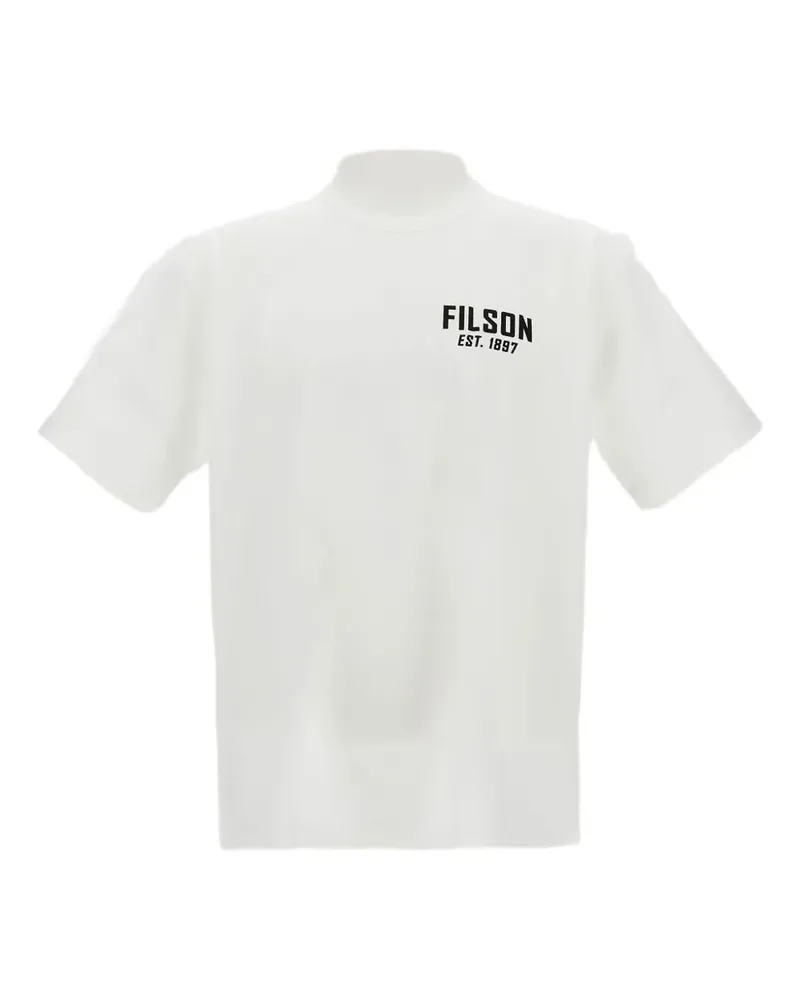 Junya Watanabe T-Shirt mit grafischem Print - Weiß Weiß