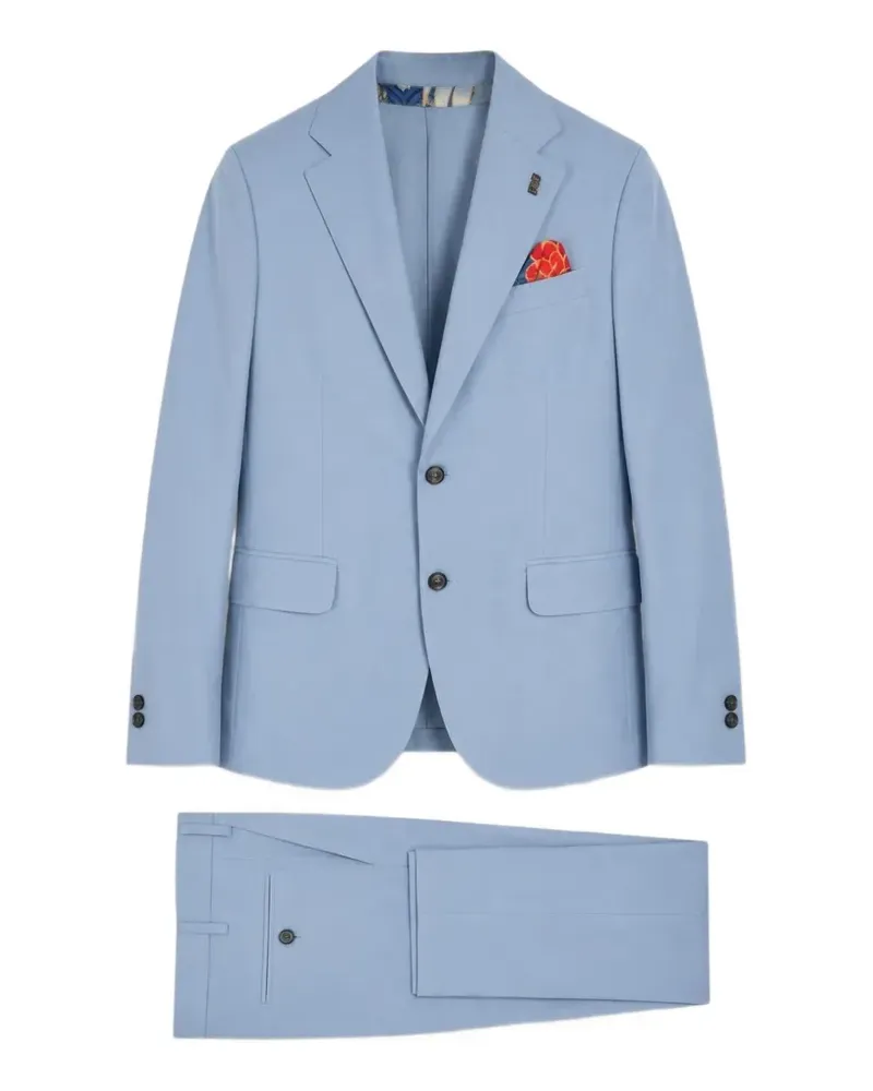BOB Anzug mit fallendem Revers - Blau Blau
