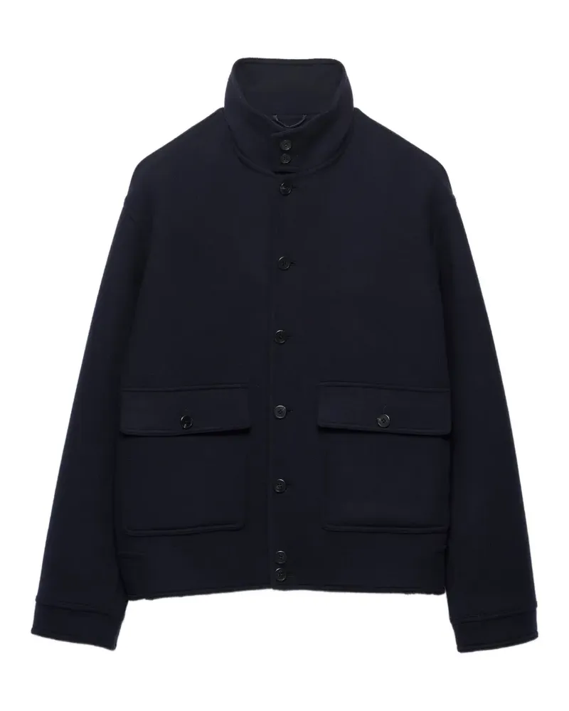 Prada Blousonjacke aus Kaschmir - Blau Blau