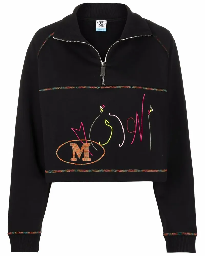 Missoni Sweatshirt mit Stehkragen - Schwarz Schwarz