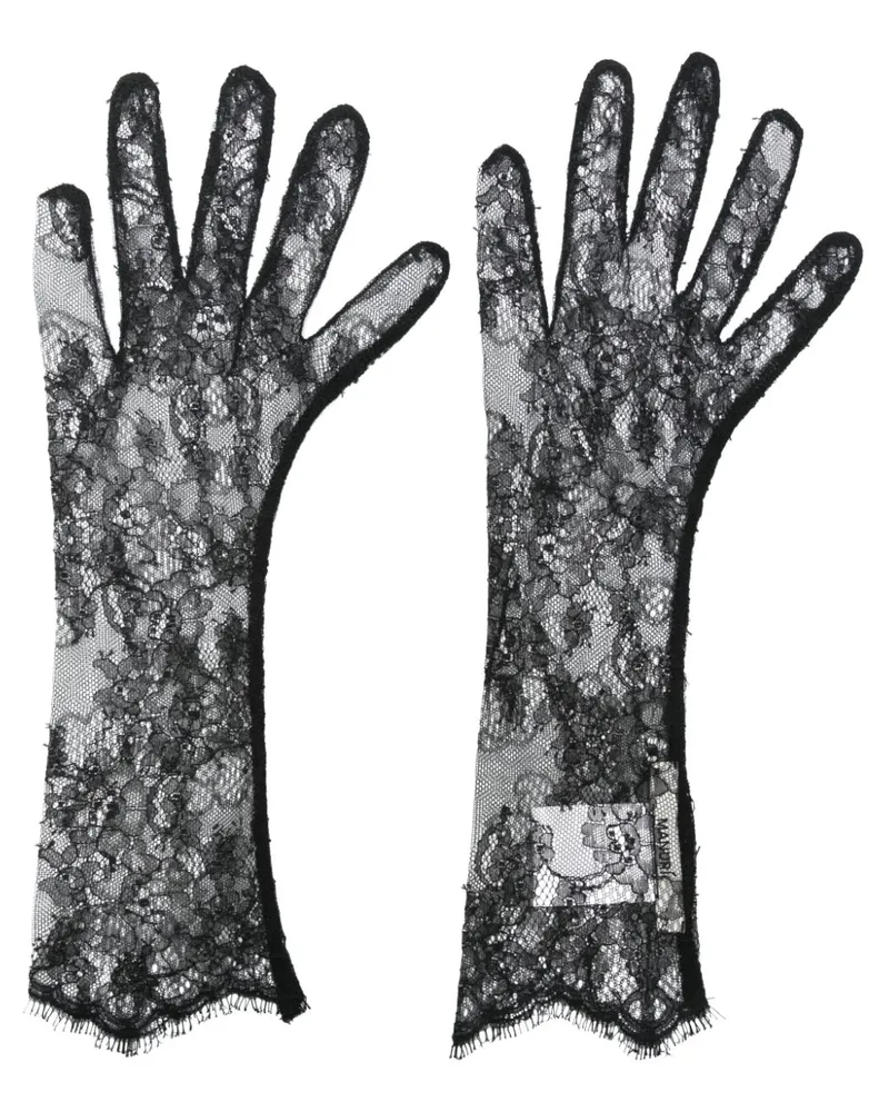 MANURÍ Cherie Handschuhe - Schwarz Schwarz