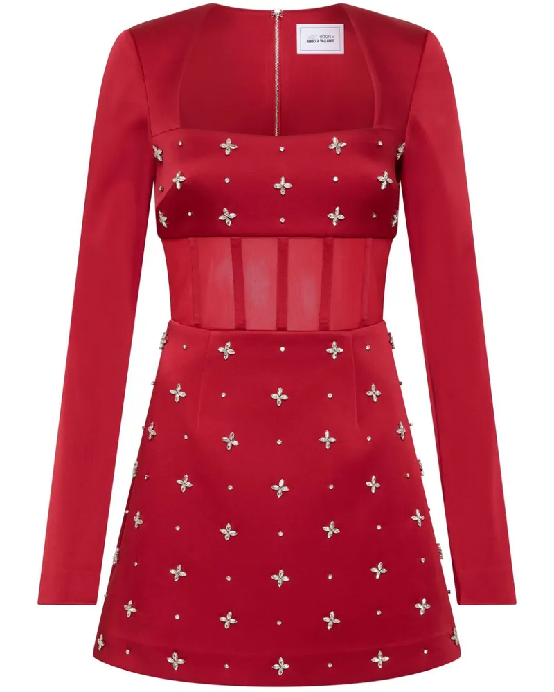 Rebecca Vallance x Nicky Hilton Carmella Minikleid - Rot Rot