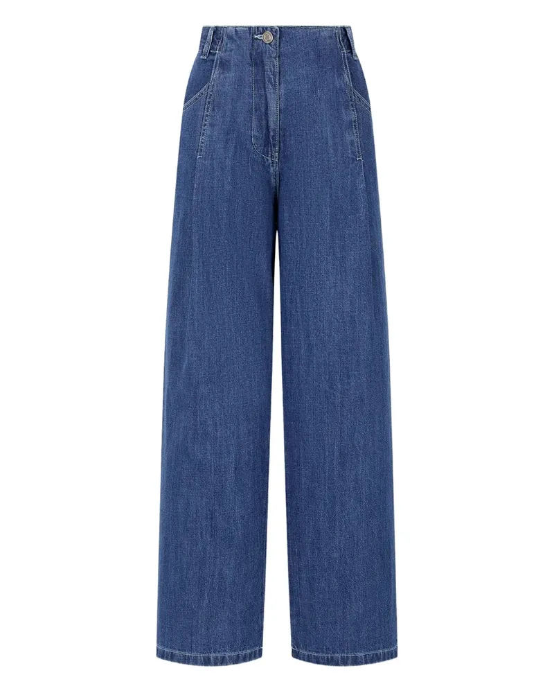 STUDIO TOMBOY Jeans mit weitem Bein - Blau Blau