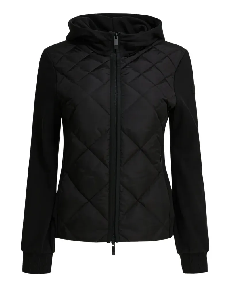 Moncler quilted hooded jacket - Schwarz Schwarz