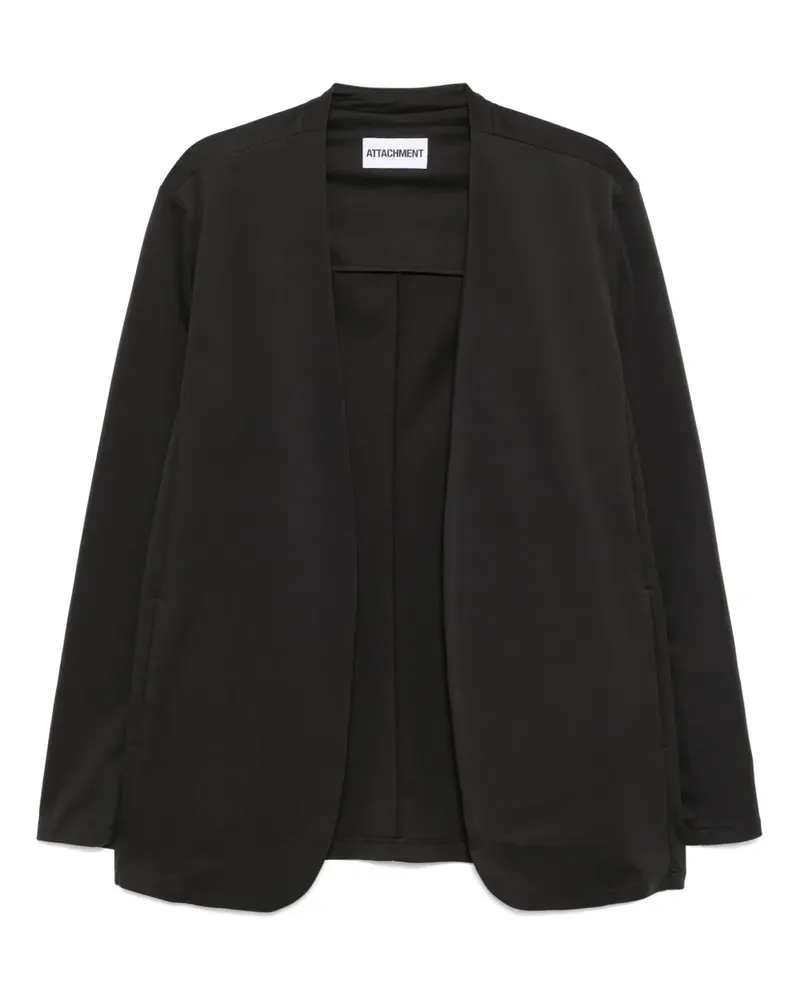 ATTACHMENT Doppelreihige Jacke ohne Kragen - Grau Grau