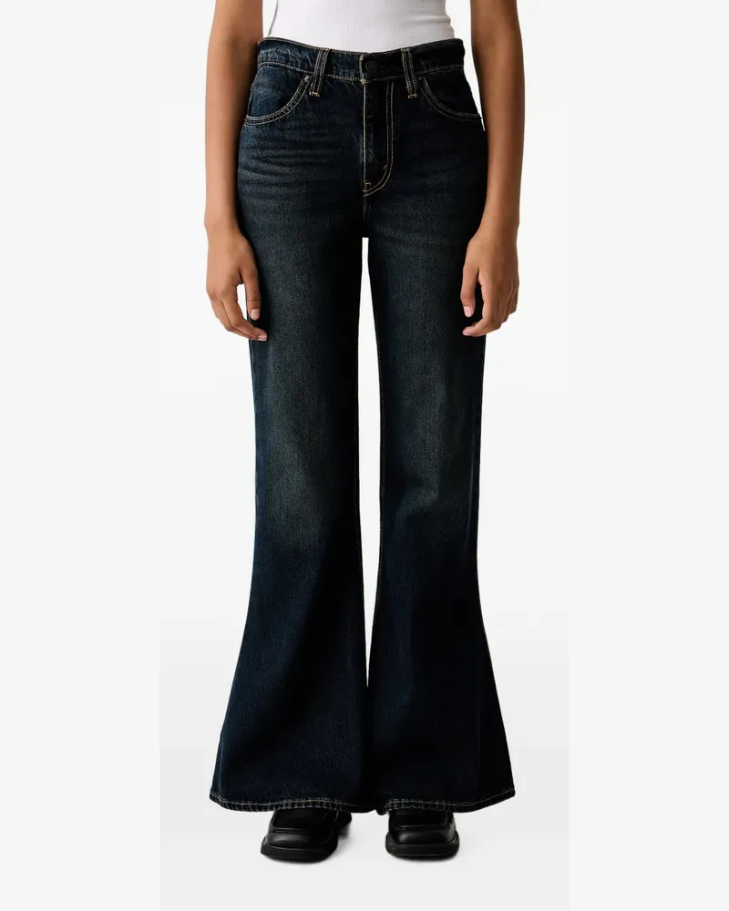 Levi's Schlagjeans mit hohem Bund - Blau Blau
