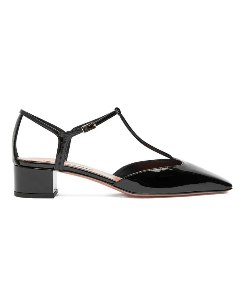 Aquazzura Sorbonne T-strap pumps - Schwarz Schwarz
