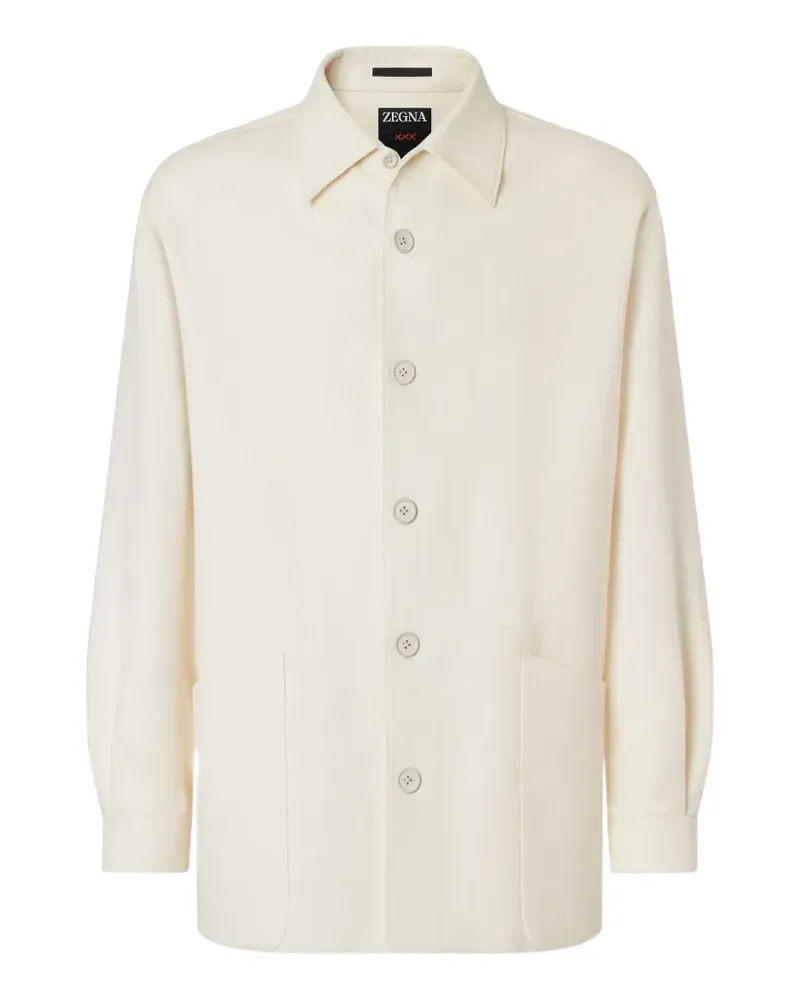 Ermenegildo Zegna Geknöpfte Hemdjacke - Nude Nude