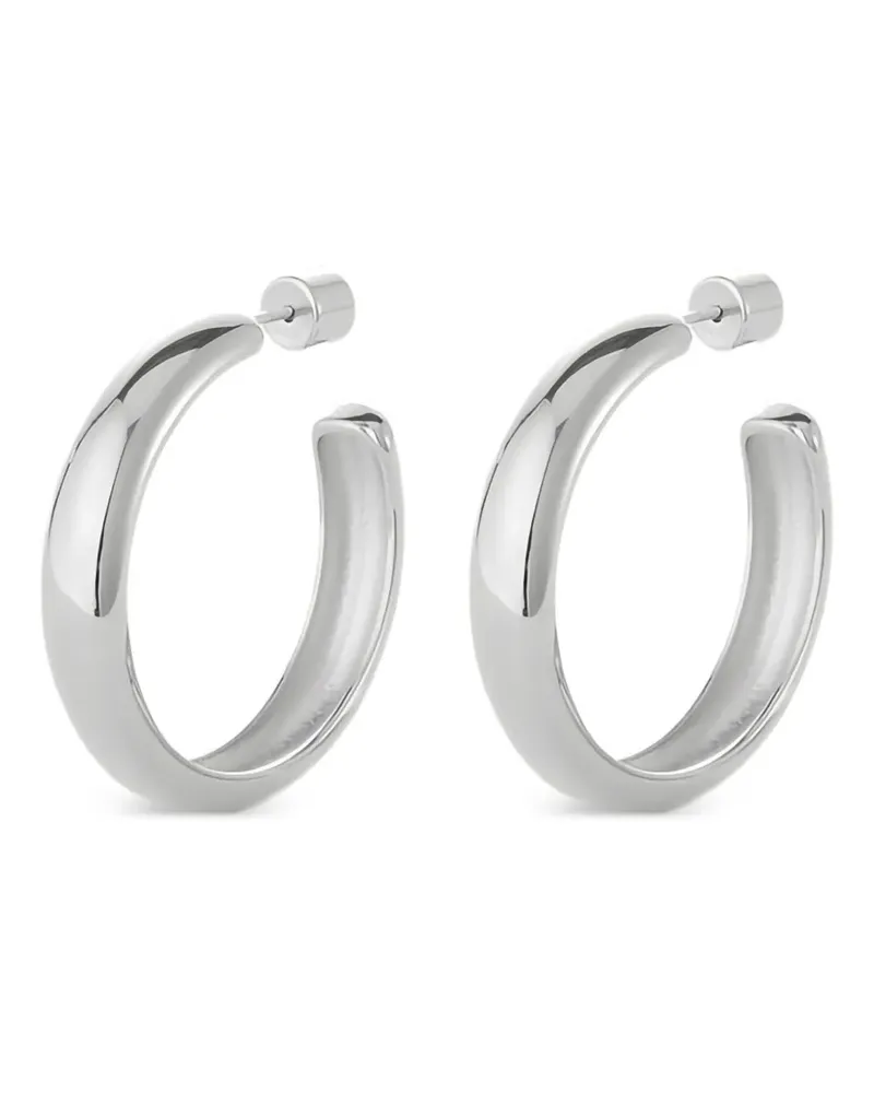 Jenny Bird Staple Creolen - Silber Silber