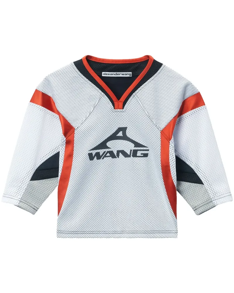 Alexander Wang T-Shirt mit Logo-Print - Weiß Weiß