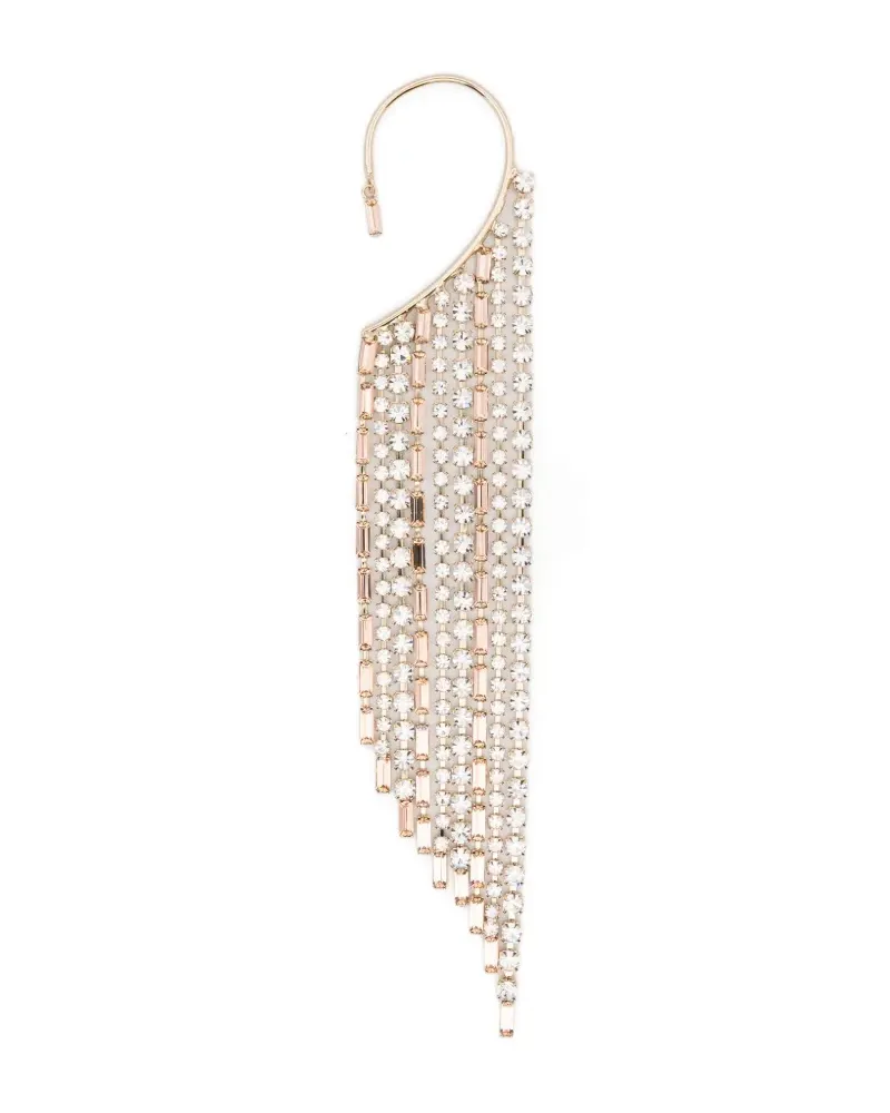 Rosantica crystal-embellished fringed earrings Rosa