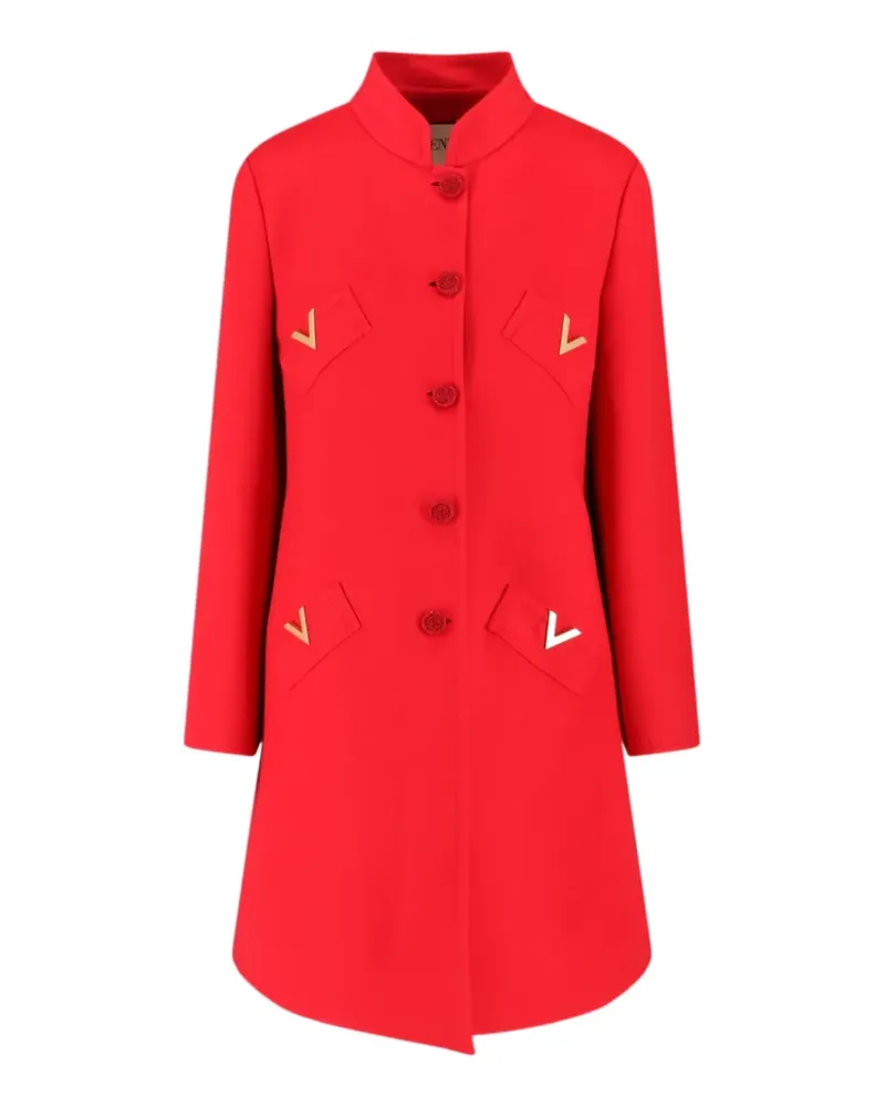 Valentino Garavani VGOLD Mantel mit Knopfleiste - Rot Rot