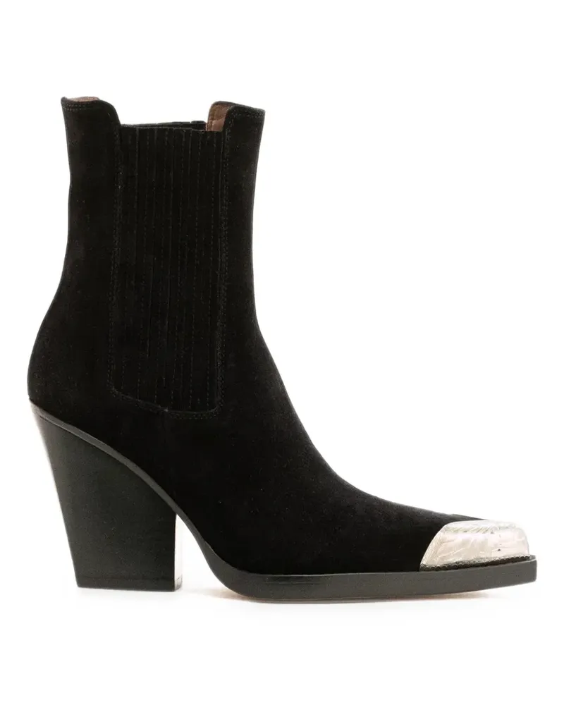 Paris Texas Stiefel mit Metallkappe - Schwarz Schwarz