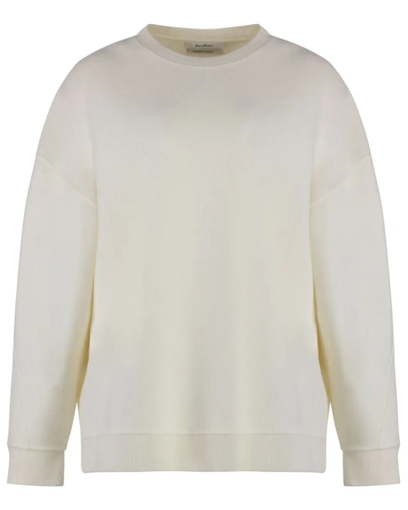 Max Mara Pullover mit tiefen Ärmeln - Weiß Weiß