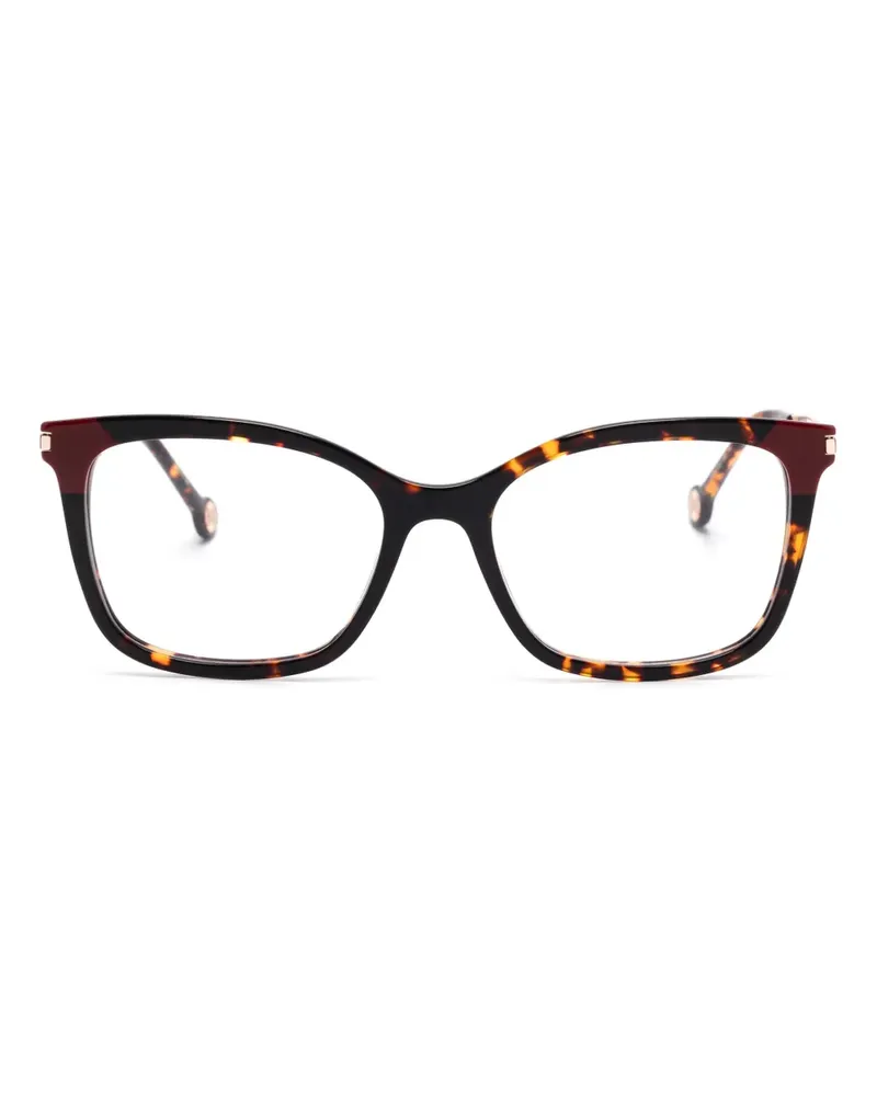 Carolina Herrera New York Brille mit Butterfly-Gestell - Braun Braun