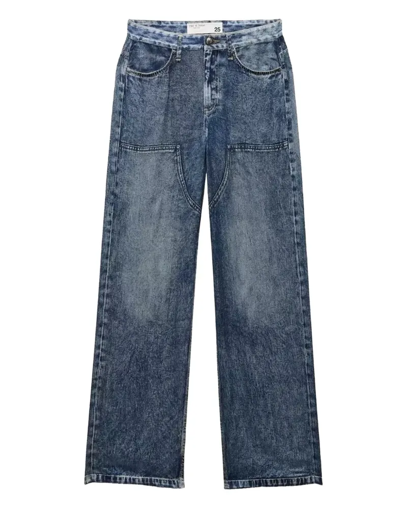 Rag & Bone Logan Hose mit Taschen - Blau Blau