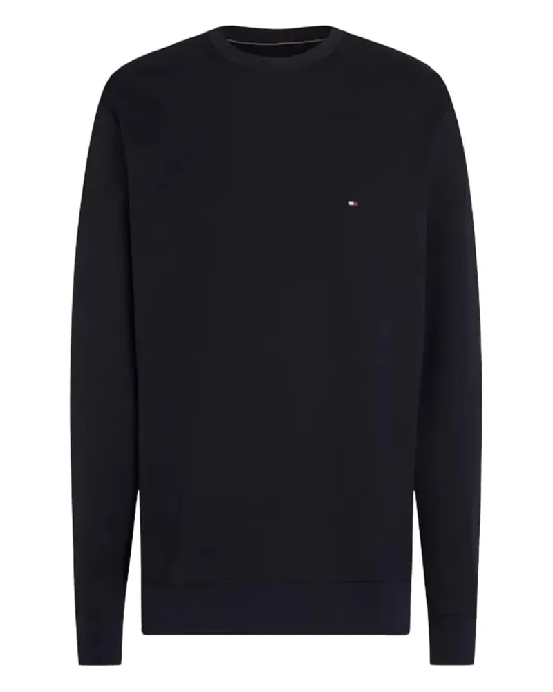 Tommy Hilfiger Pullover mit Logo-Stickerei - Blau Blau