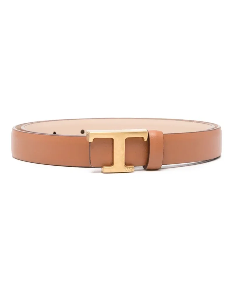 TOD'S Wendbarer T Timeless Gürtel - Braun Braun