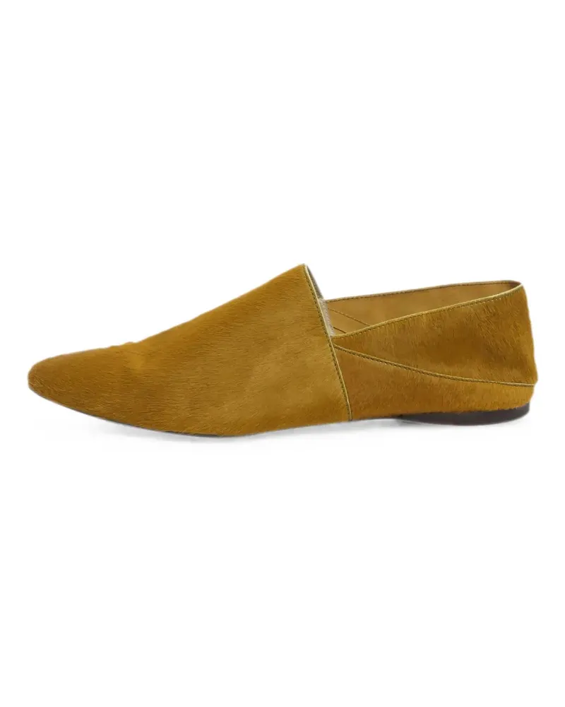 TOVE Pascale calf hair slippers - Grün Grün