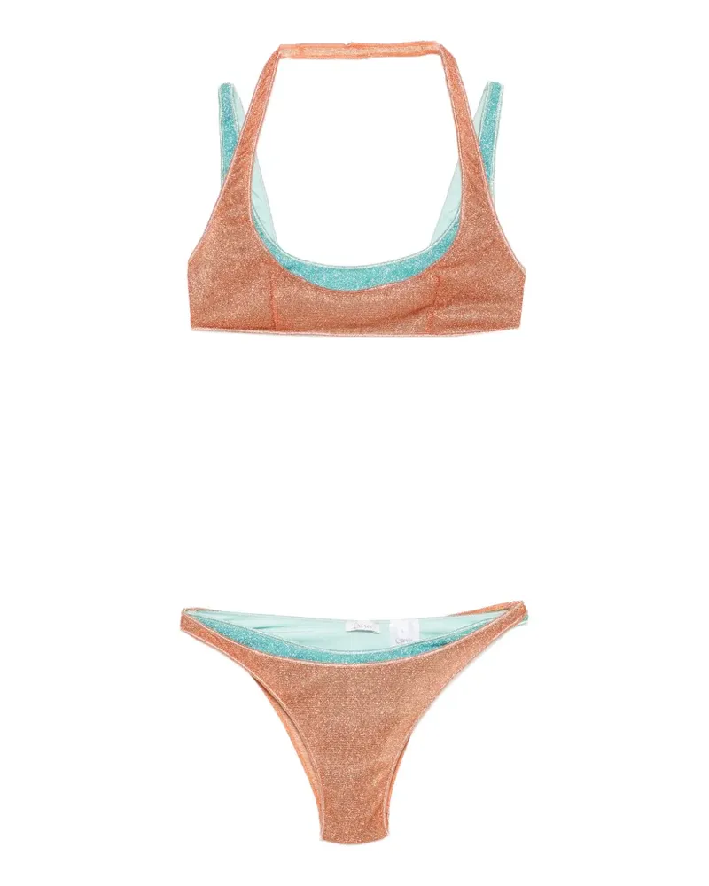 Oséree Bikini im Layering-Look - Orange Orange