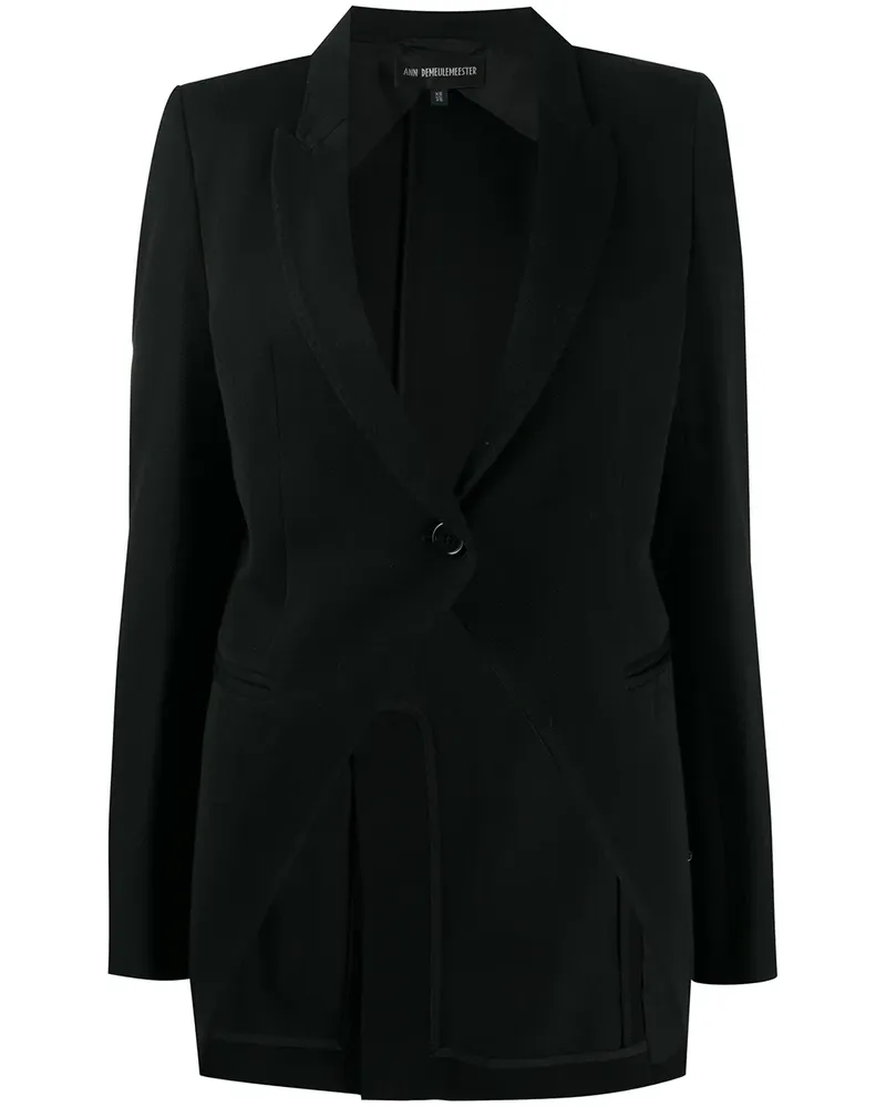 Ann Demeulemeester Cavalier' Jacke - Schwarz Schwarz