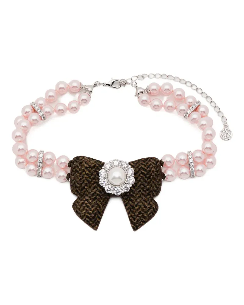 SHUSHU/TONG ribbon-embellished necklace - Braun Braun