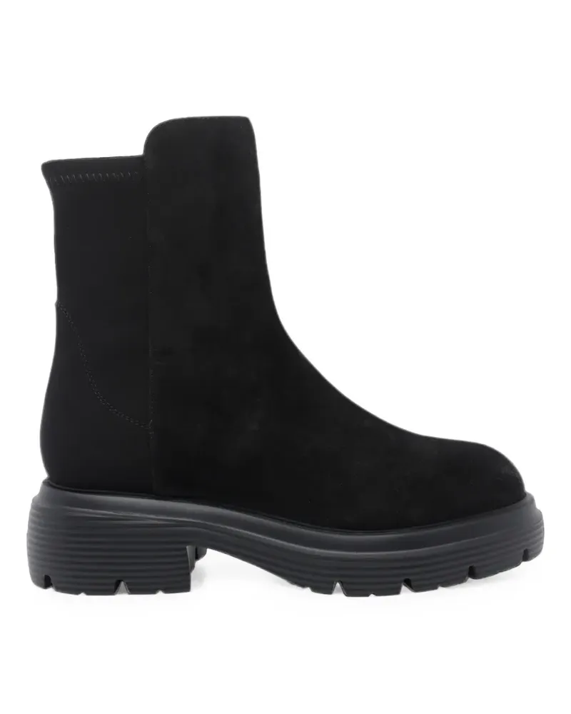 Stuart Weitzman lug-sole ankle boots - Schwarz Schwarz
