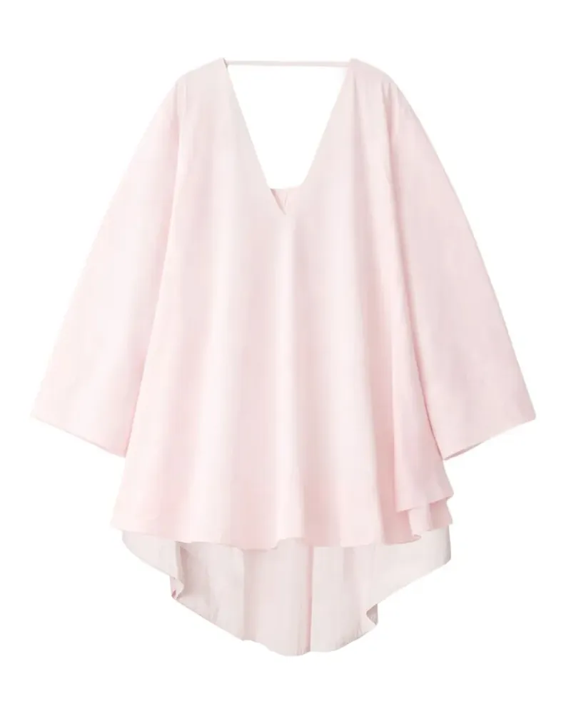 Jacquemus Paysan Minikleid mit Puffärmeln - Rosa Rosa