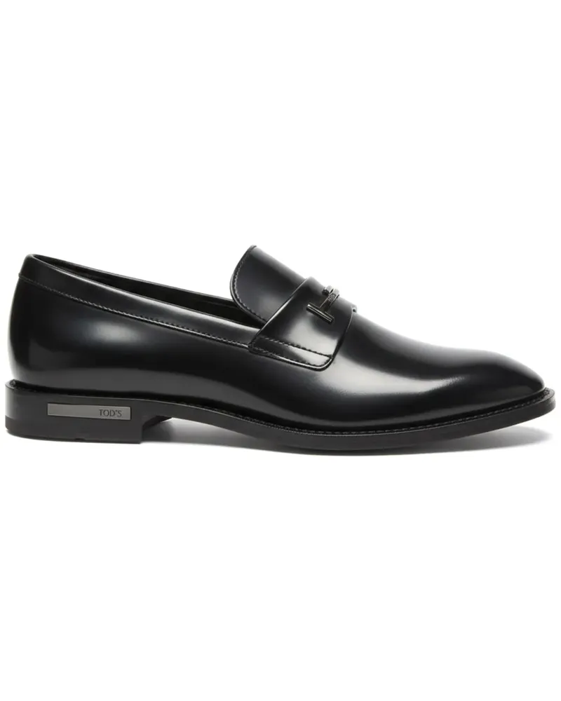 TOD'S double-T leather loafers - Schwarz Schwarz