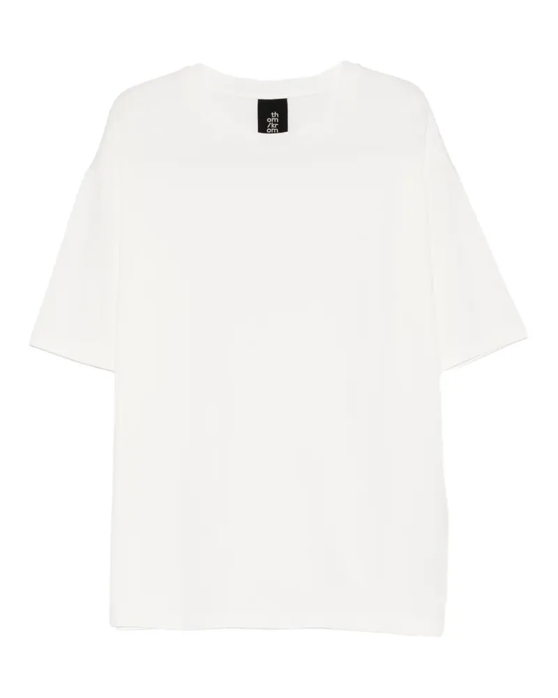 THOM KROM T-Shirt mit rundem Ausschnitt - Weiß Weiß