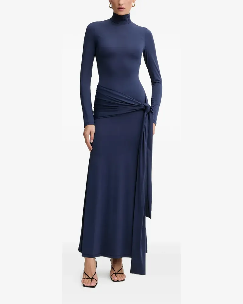 Bardot Alix tie-front maxi dress - Blau Blau