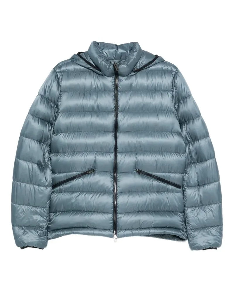 Herno Gefütterte Jacke mit Reißverschluss - Blau Blau